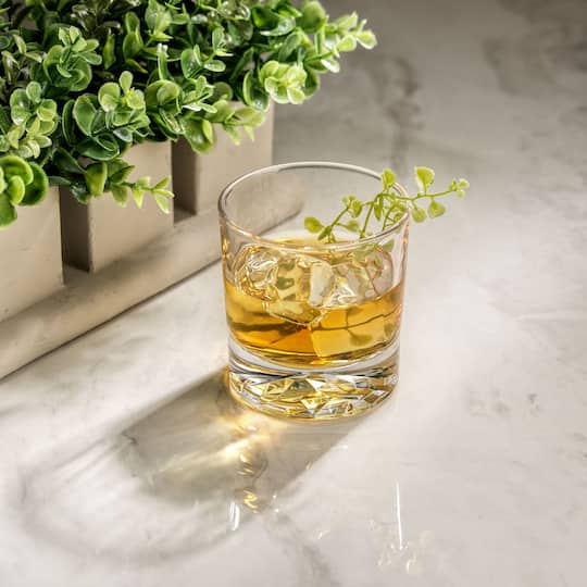 JoyJolt® 10oz. Radiant Crystal Mountain Double Old Fashioned Tumblers, 4ct.